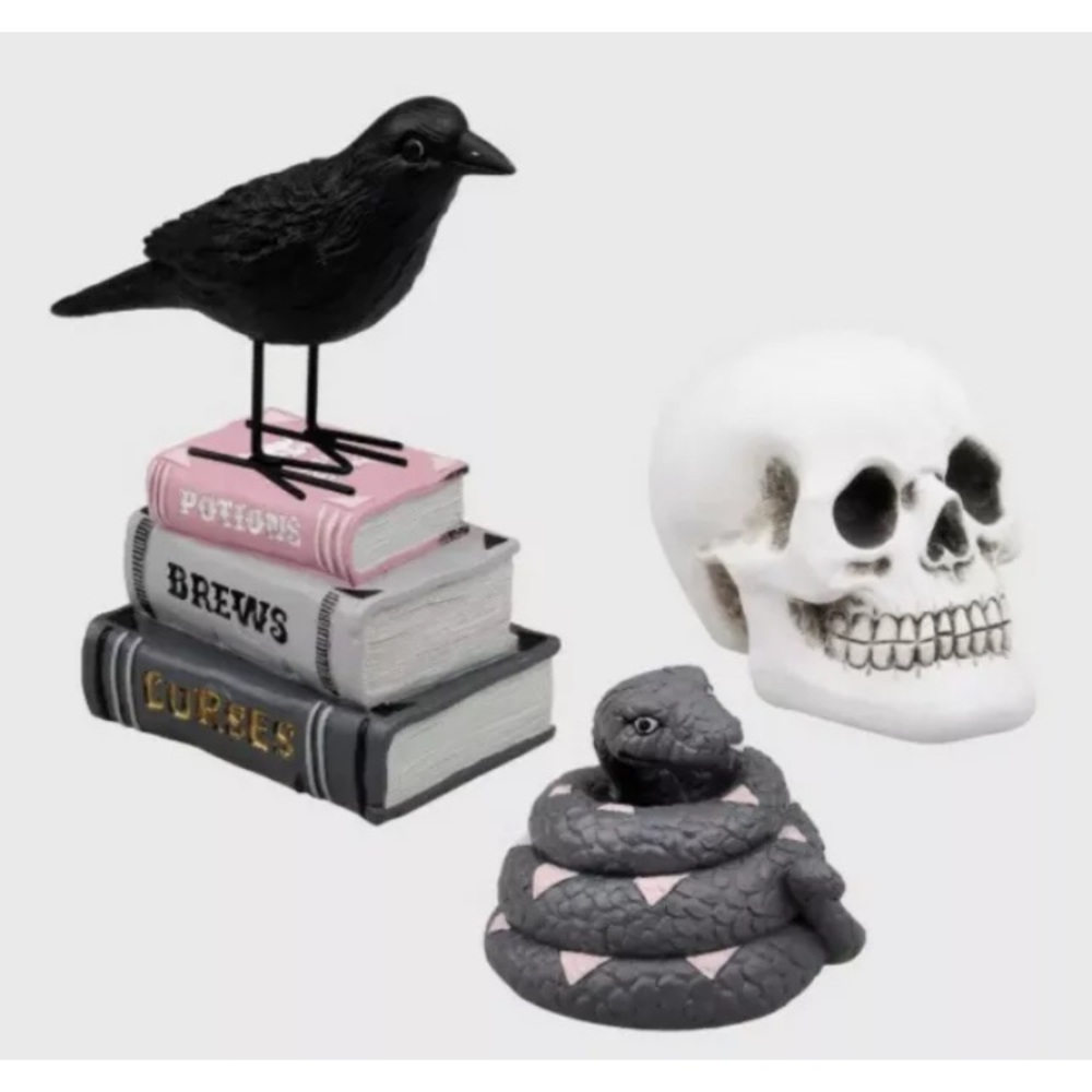 4ct Bullseye Playground Halloween Figures Crow